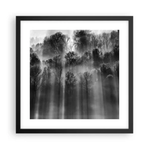 Plakát v černém rámu - V paprscích světla - 40x40 cm
