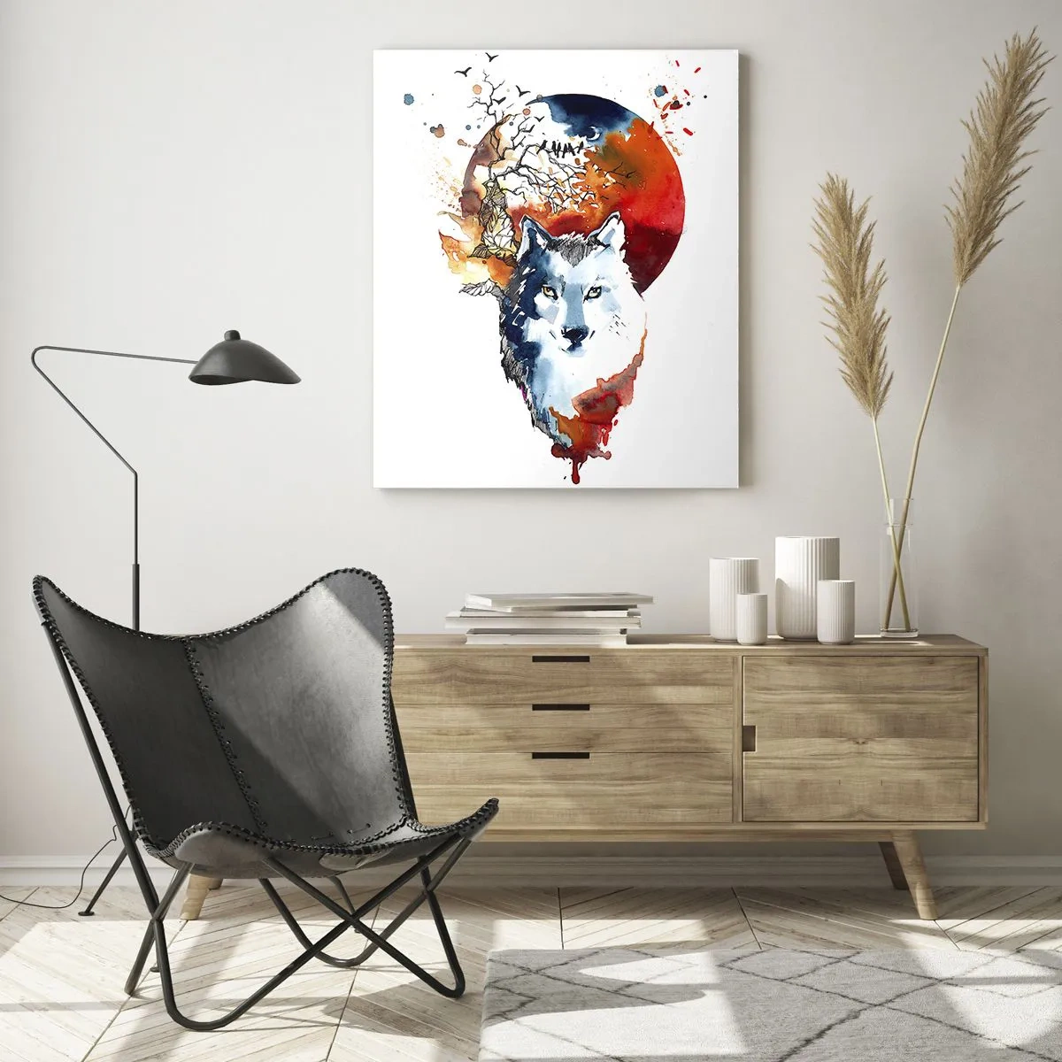 Obraz na skle - Nosem na skle - 50x70 cm