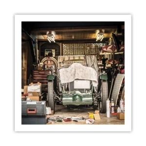 Plakát - Zpět do minulosti - 60x60 cm