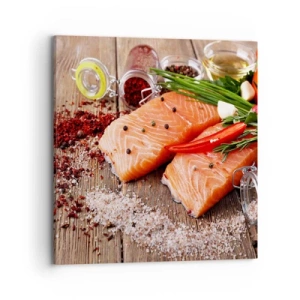 Obraz na plátně - Norské dobrodružství v kuchyni - 70x70 cm