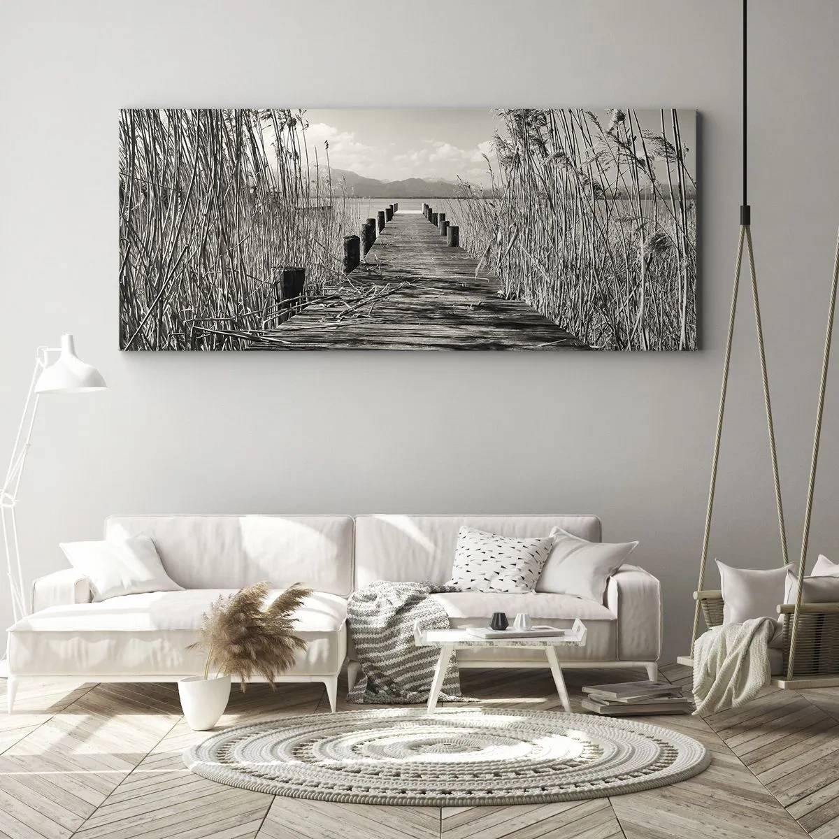 Obraz na plátně - V ústraní travin - 160x50 cm