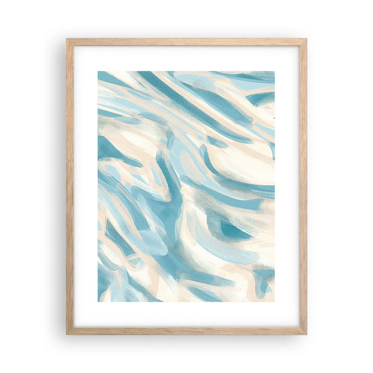 Plakát v rámu světlý dub - Jarní závany - 40x50 cm