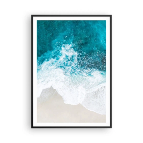 Plakát v černém rámu - Přirozené pohlazení - 70x100 cm