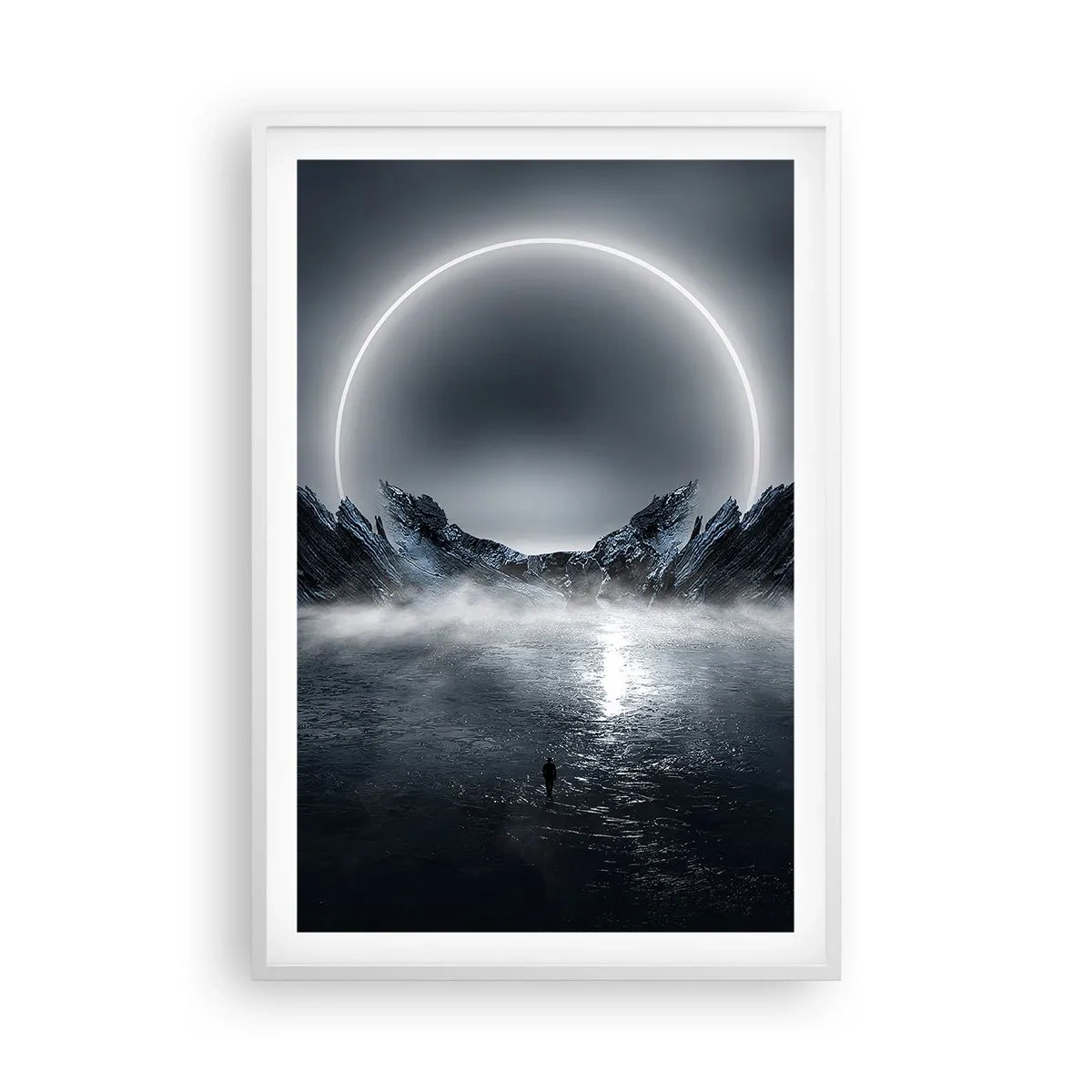 Plakát v bílém rámu - Finále příběhu - 61x91 cm