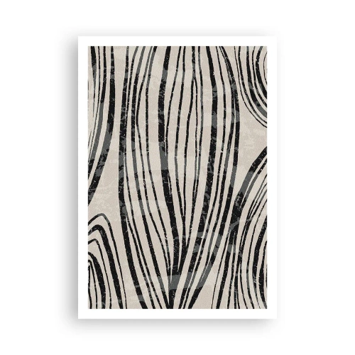 Plakát - Močál s liniemi - 70x100 cm