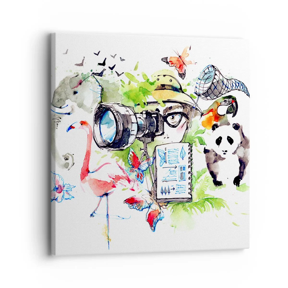 Obraz na plátně - Objektivem cestovatele - 30x30 cm