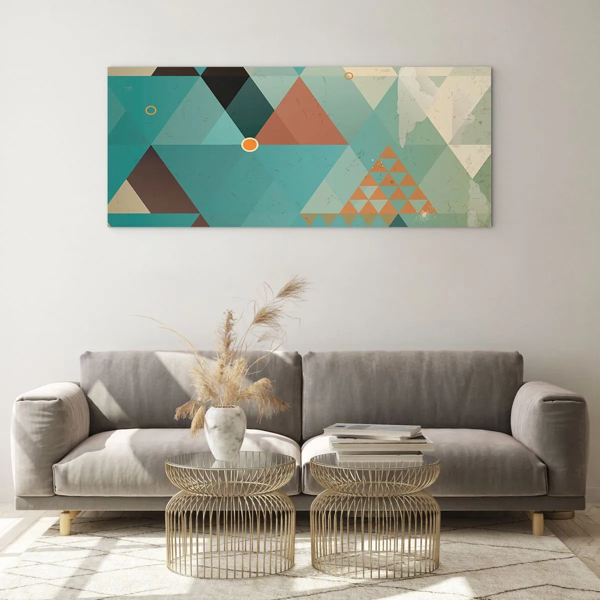 Obraz na skle - Jednota mnohosti, mnohost jednoty - 90x30 cm
