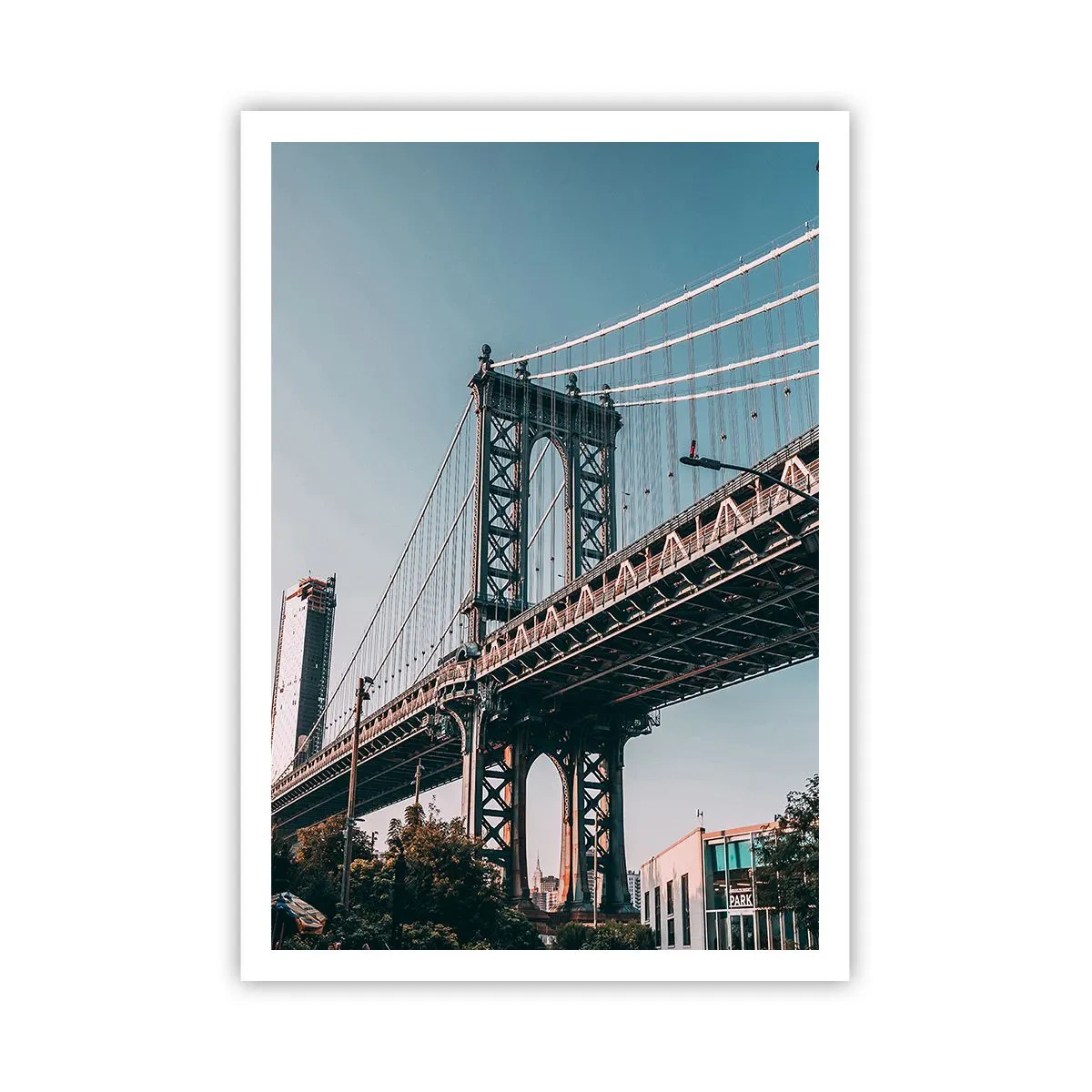 Plakát - Nad vlnami města - 70x100 cm