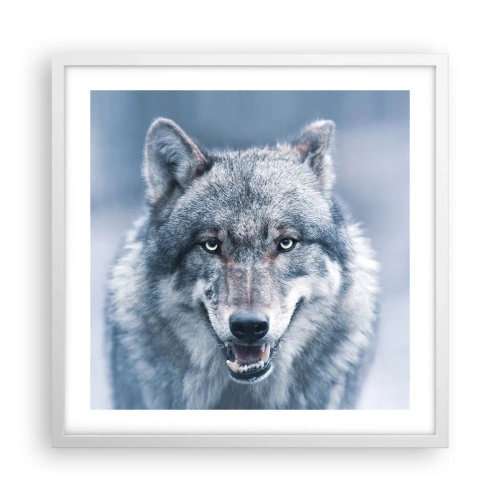 Plakát v bílém rámu - Přijmete tuto výzvu? - 50x50 cm