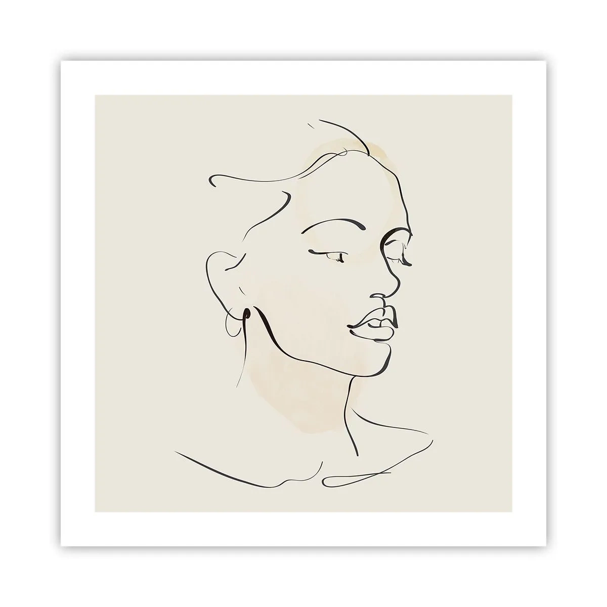 Plakát - Výrazným tahem - 50x50 cm