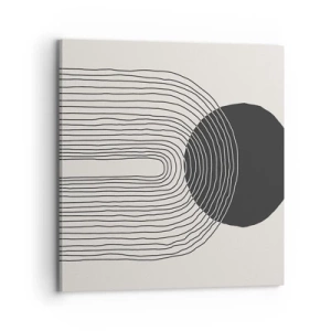 Obraz na plátně - Chvění a jistota - 70x70 cm