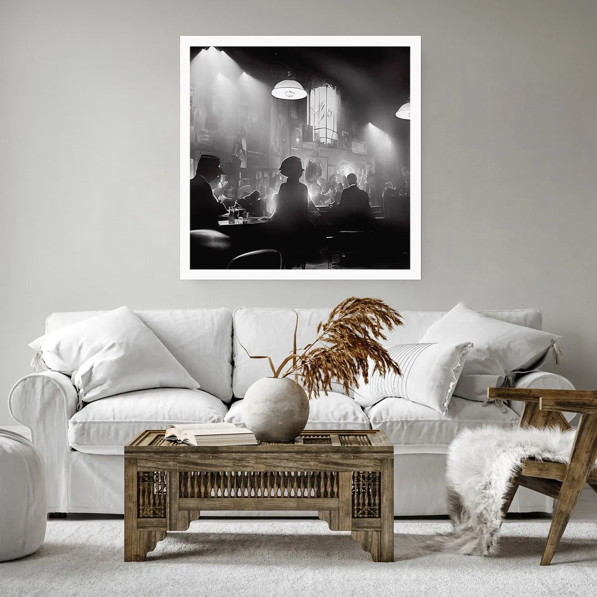 Plakát - V jazzové atmosféře - 50x50 cm