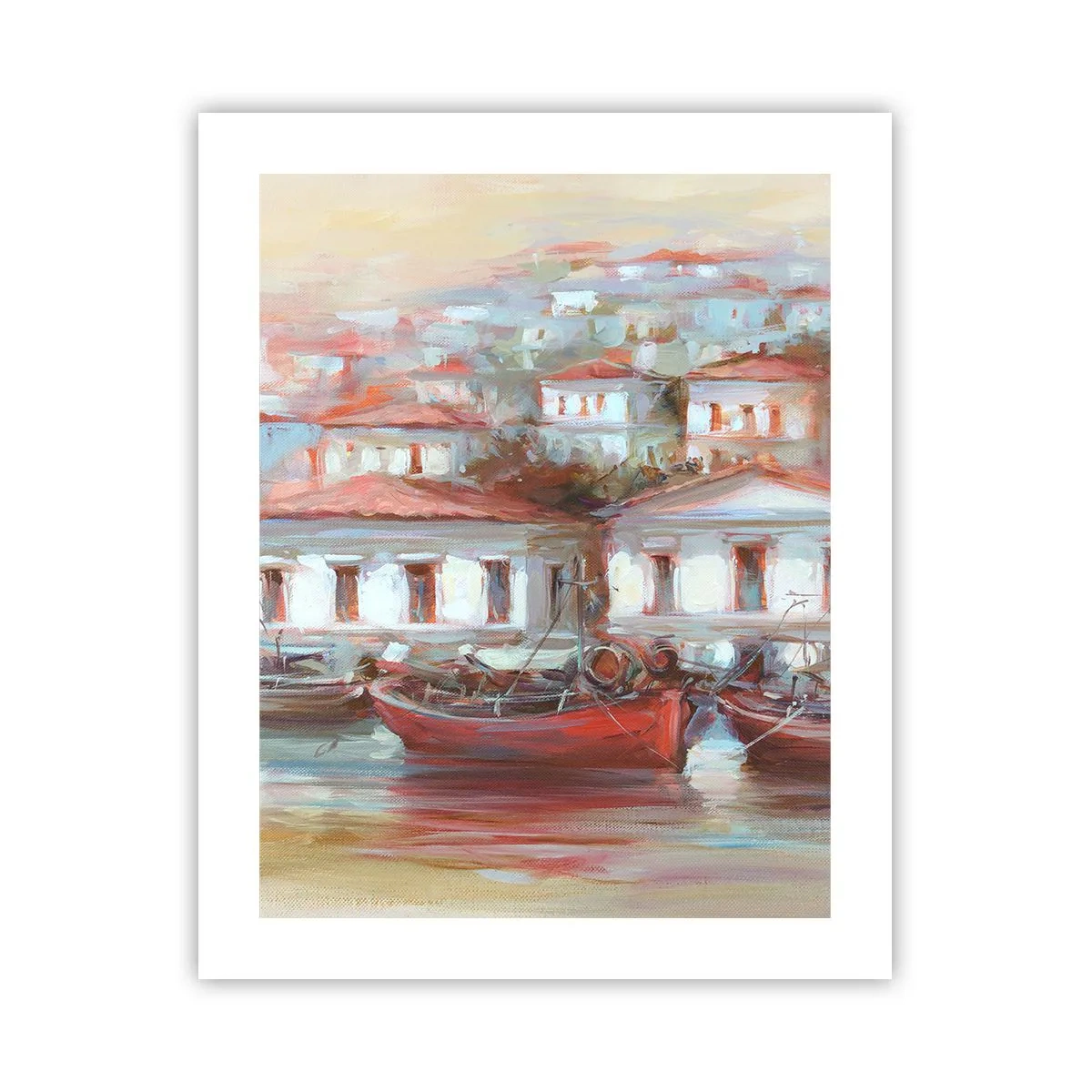 Plakát - Šťastné městečko - 40x50 cm