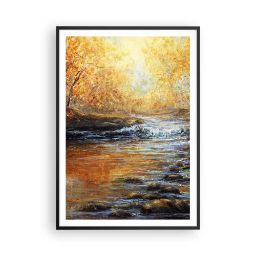 Plakát v černém rámu - Zlatý potok - 70x100 cm