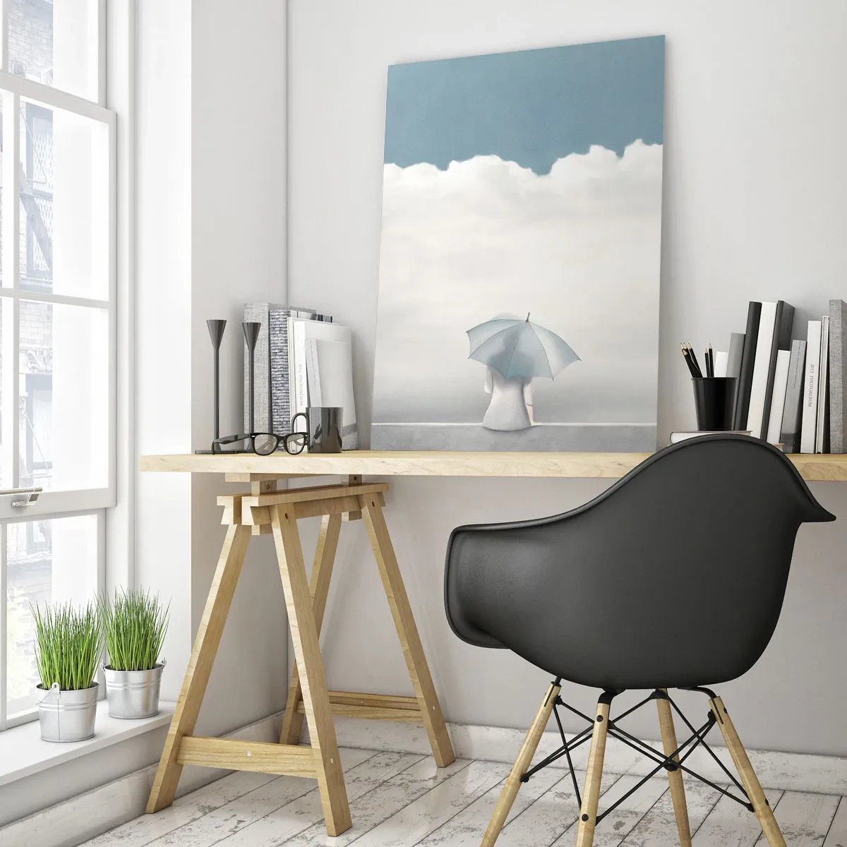 Obraz na skle - Na hraně reality a snů - 70x100 cm