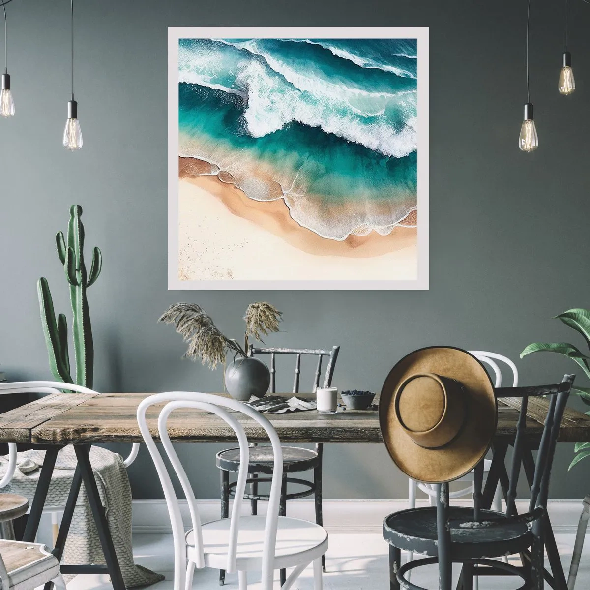 Plakát - Odvěké setkání - 60x60 cm