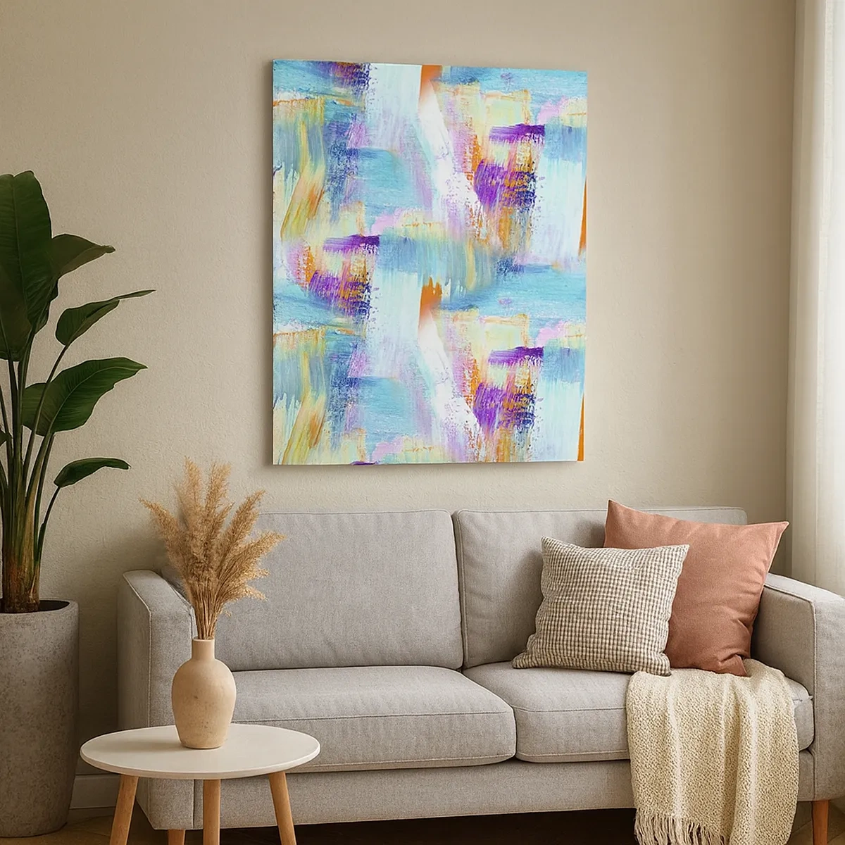 Obraz na plátně - Pohodové střídavé cákance - 50x70 cm