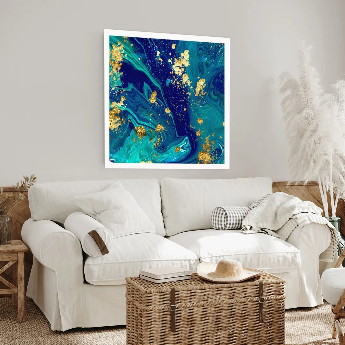 Plakát - Plátky slunce  - 50x50 cm
