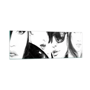 Obraz na skle - Znásobená krása - 90x30 cm
