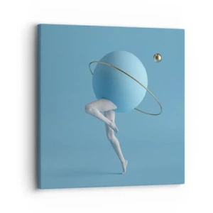 Obraz na plátně - Šílenství planet - 30x30 cm