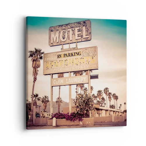 Obraz na plátně - Zde se zastavil čas - 40x40 cm