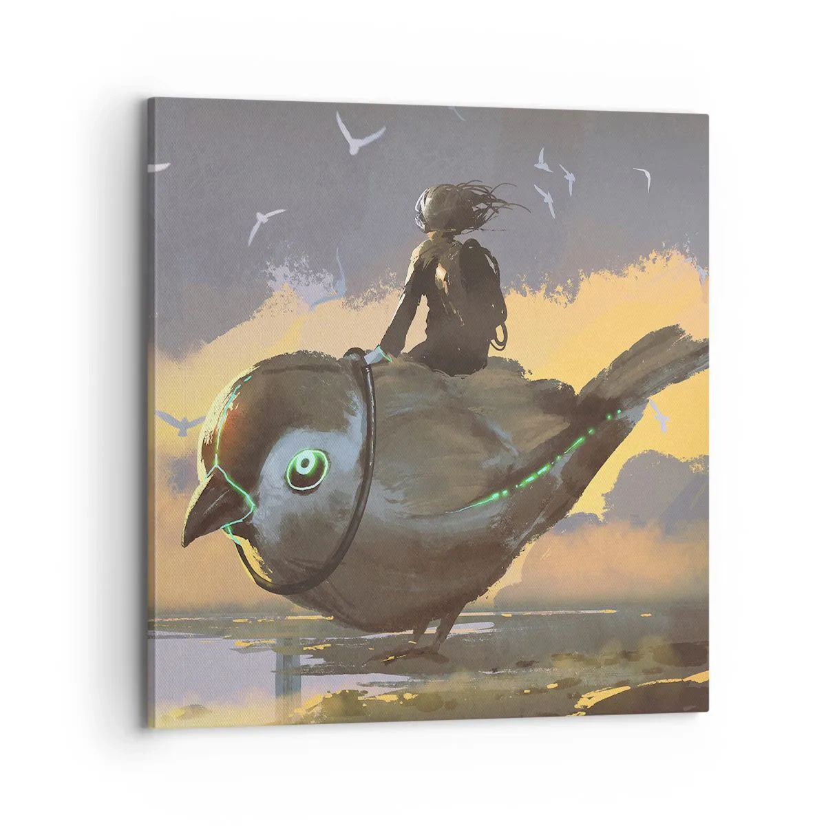 Obraz na plátně - Zastávka na fantastické cestě - 70x70 cm