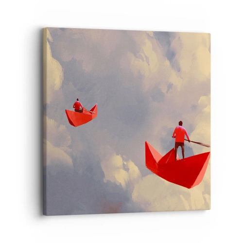 Obraz na plátně - Výprava snílků - 30x30 cm