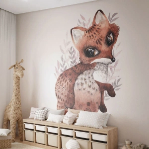 Fototapeta Samolepicí Deluxe Sticker - Prostě se zamilovat - Pro děti, Liška, Pohádka - 100x70 cm