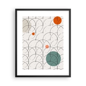 Plakát v černém rámu - V duchu pop-artu - 40x50 cm