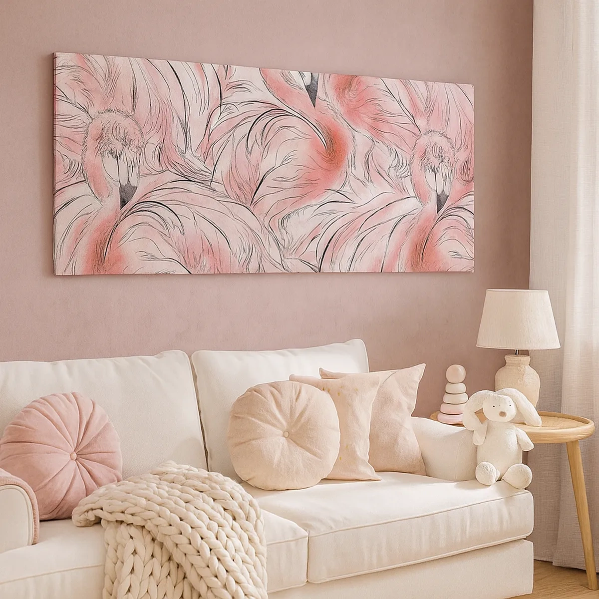 Obraz na plátně - Ptačí corps de ballet - 30x30 cm