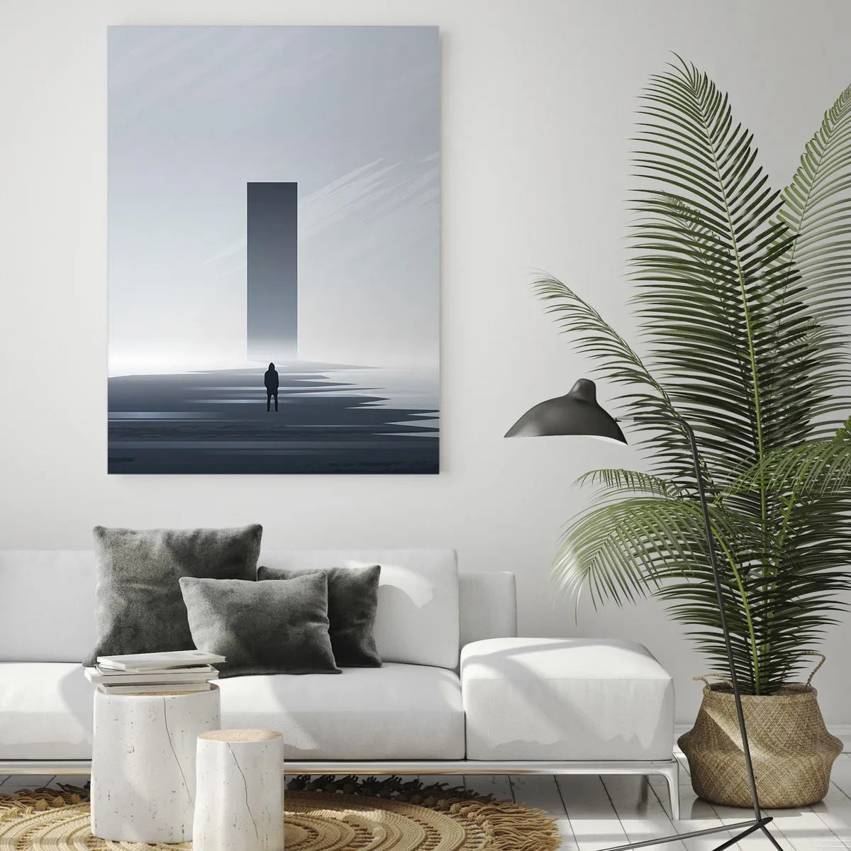 Obraz na skle - Příležitost nebo hrozba? - 70x100 cm