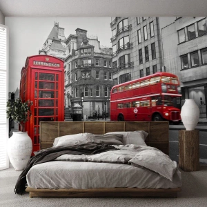 Fototapeta Premium Sand - Nejčervenější v Evropě - Město, Londýn, Architektura - 400x280 cm