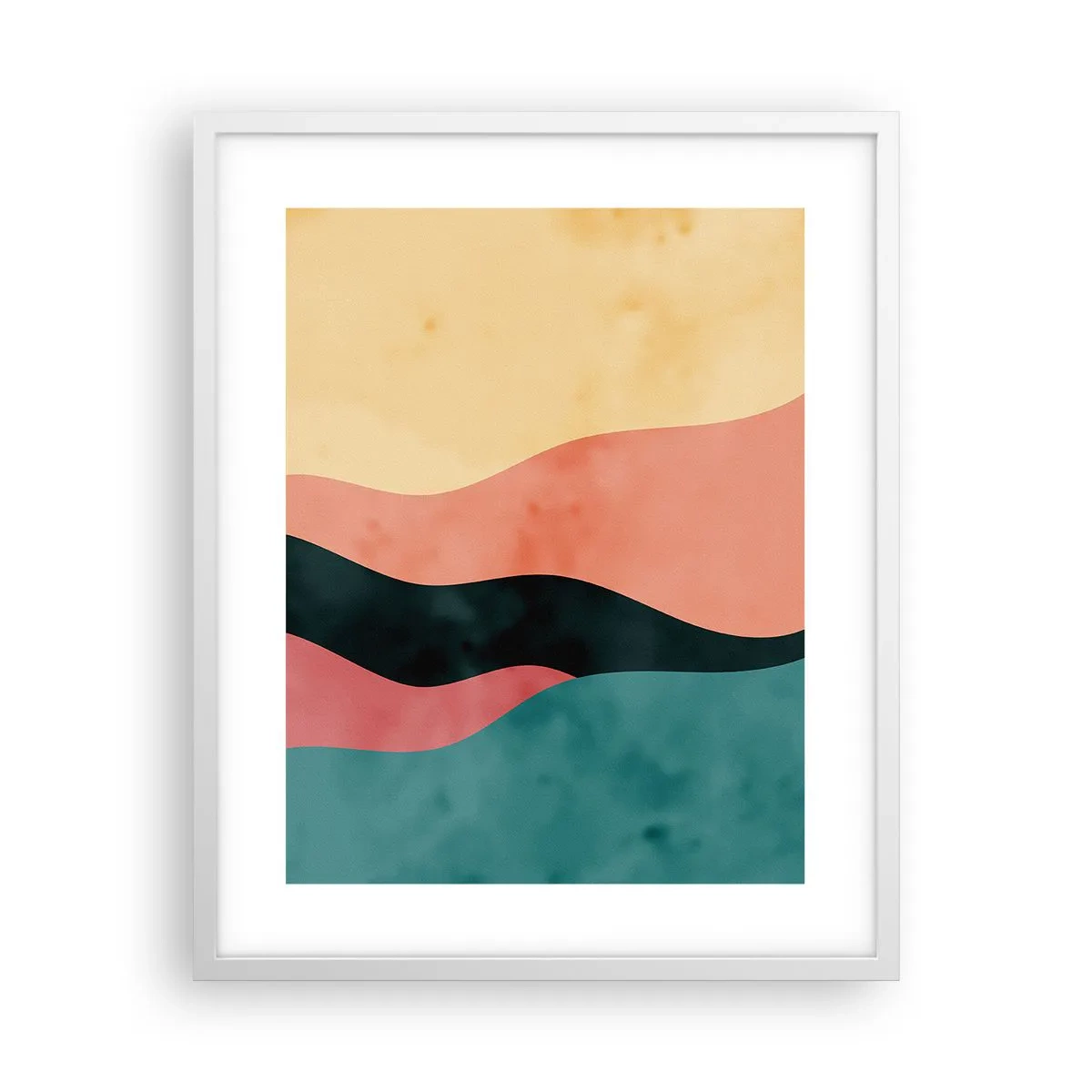 Plakát v bílém rámu - Kompatibilní nesoulad - 40x50 cm