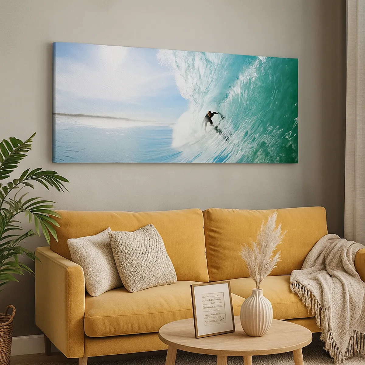 Obraz na plátně - Vždy na povrchu - 30x30 cm