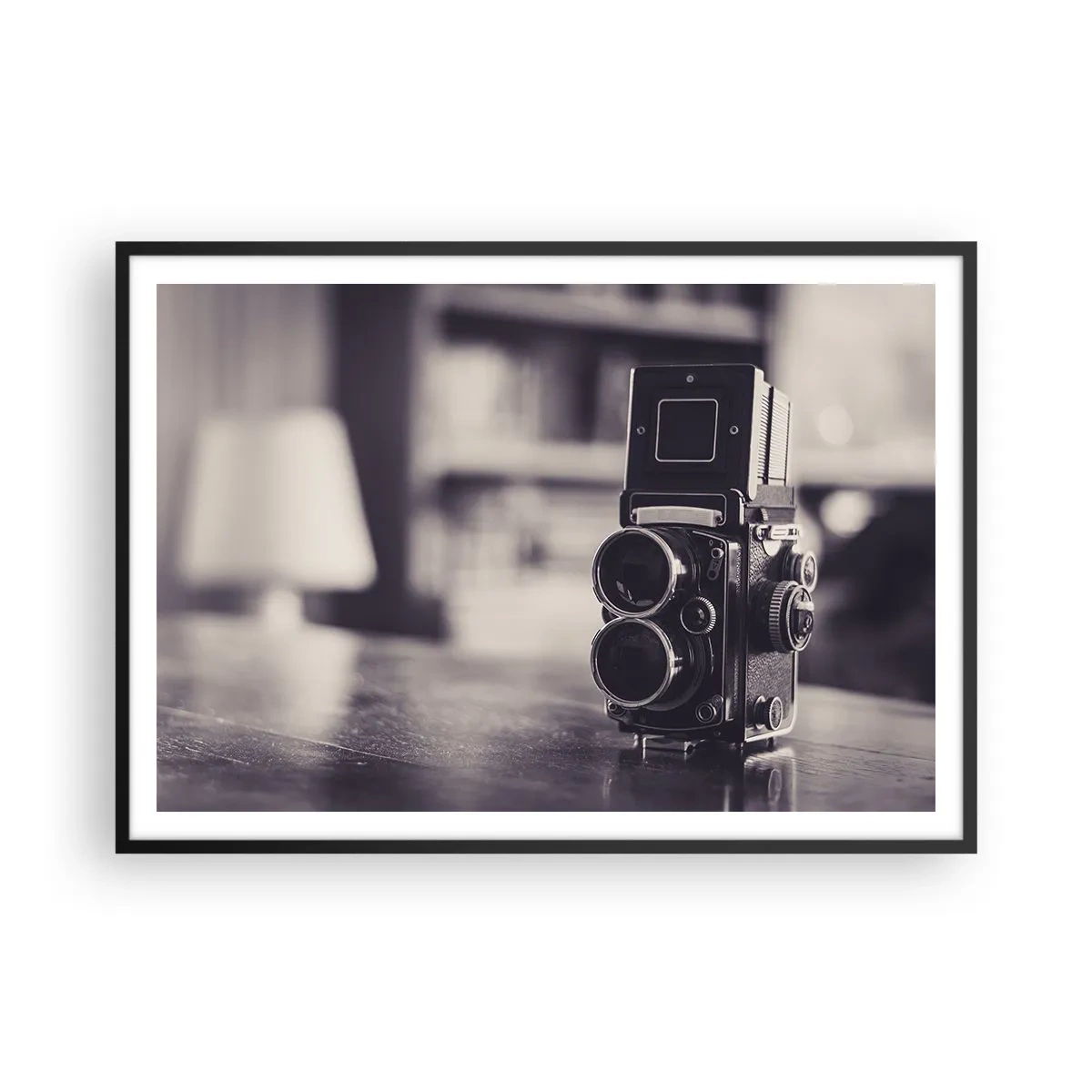 Plakát v černém rámu - Kouzlo staré fotografie - 100x70 cm