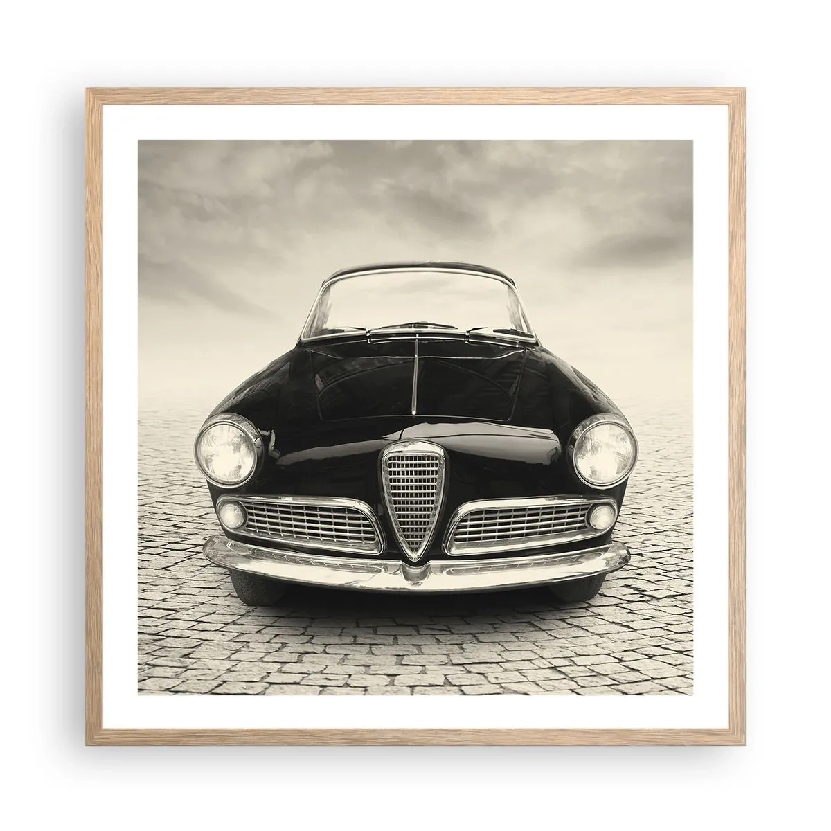 Plakát v rámu světlý dub - Jak mě nemilovat? - 60x60 cm