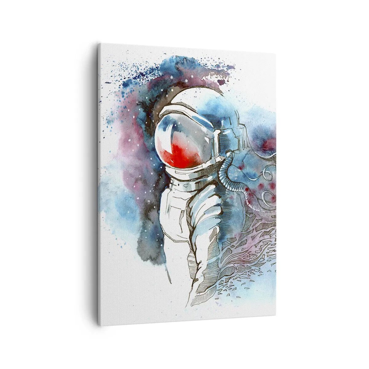 Obraz na plátně - Sám s vesmírem - 50x70 cm