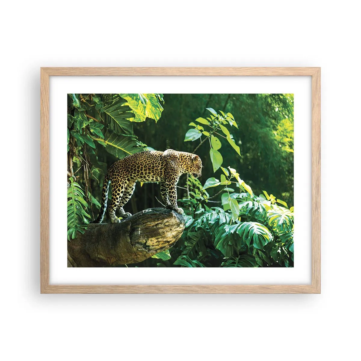 Plakát v rámu světlý dub - Na lov? - 50x40 cm
