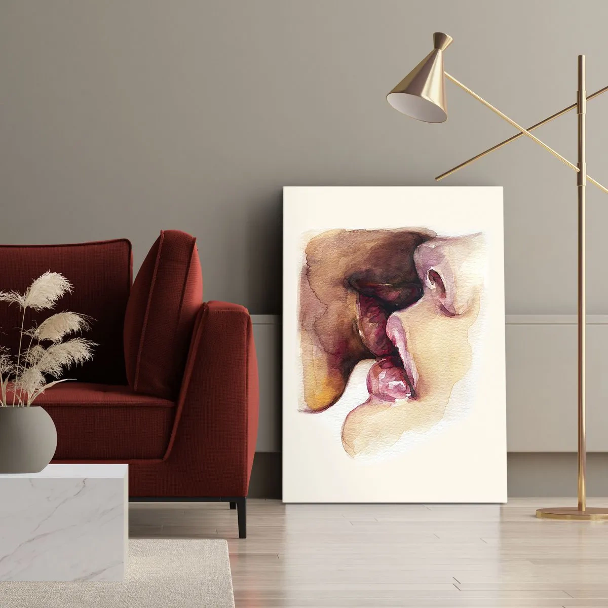 Obraz na plátně - Jako noc a den, země a nebe - 50x70 cm