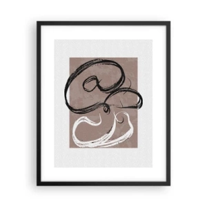 Plakát v černém rámu - Kompozice – hledání úplnosti - 40x50 cm