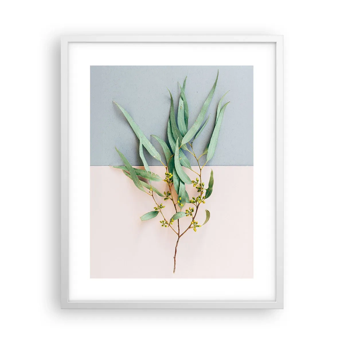 Plakát v bílém rámu - Pastelová jemnost - 40x50 cm