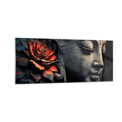 Obraz na skle - V souladu se světem - 100x40 cm