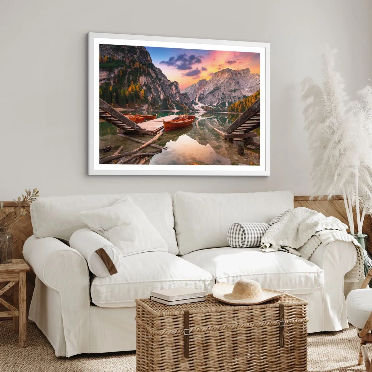 Plakát v bílém rámu - Slib dne - 70x50 cm