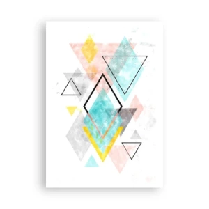 Plakát - Geometrická zábava - 70x100 cm