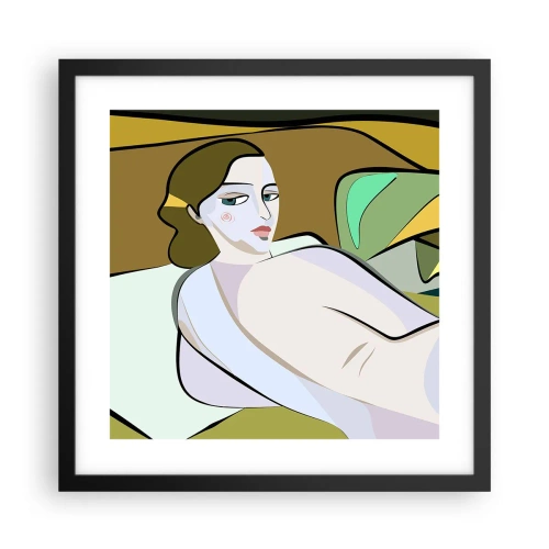 Plakát v černém rámu - Intimní portrét - 40x40 cm