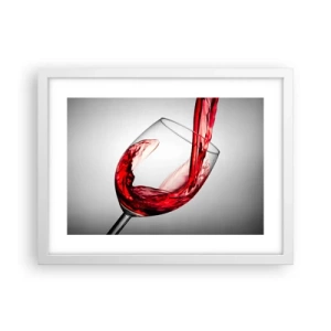 Plakát v bílém rámu - Barva - pohyb - zvuk - 40x30 cm