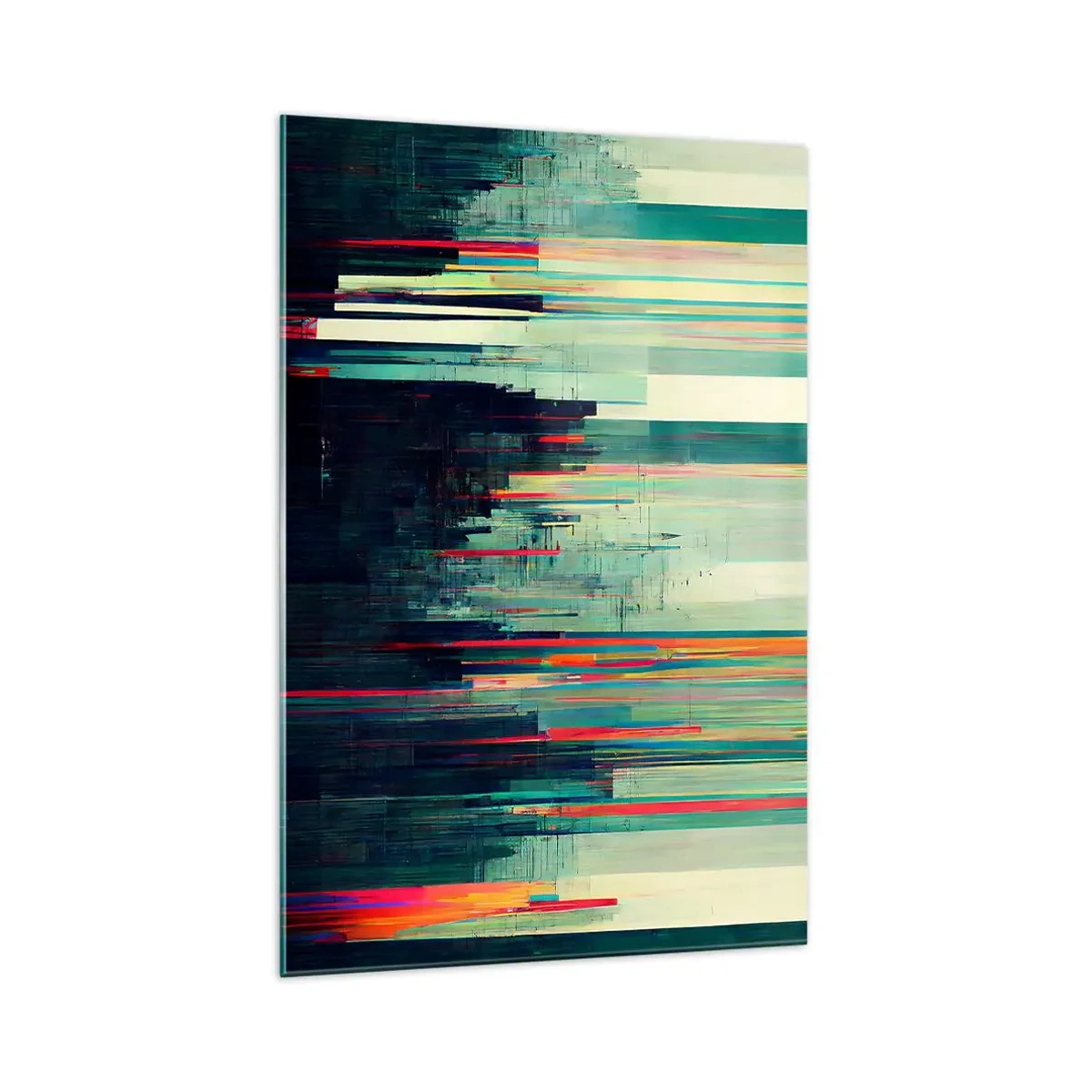 Obraz na skle - Futuristické město - 70x100 cm