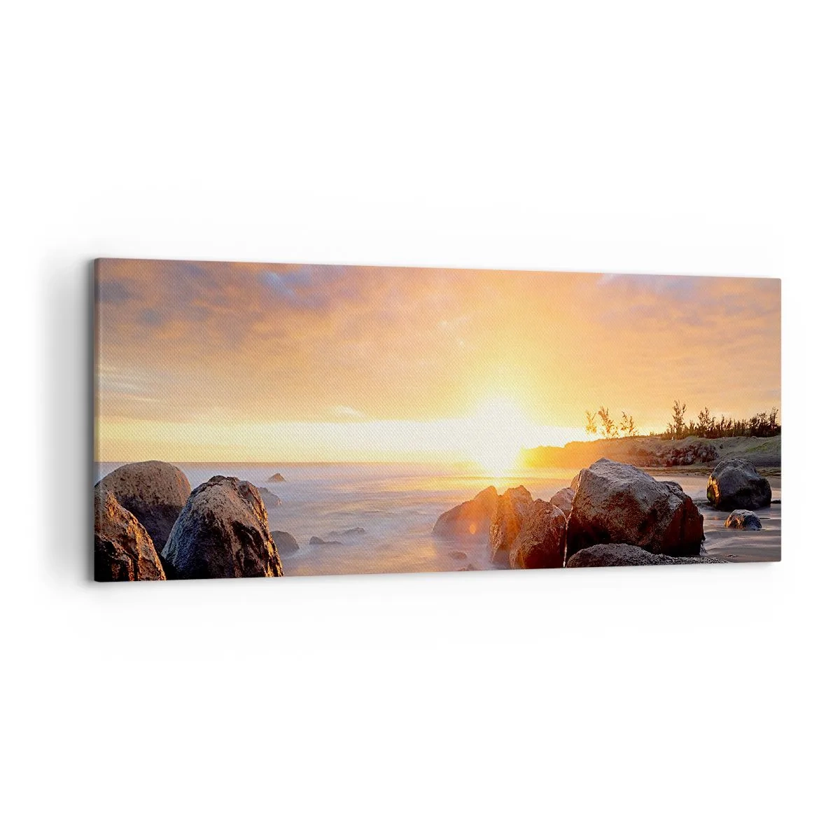 Obraz na plátně - Světlý večerní vánek - 120x50 cm