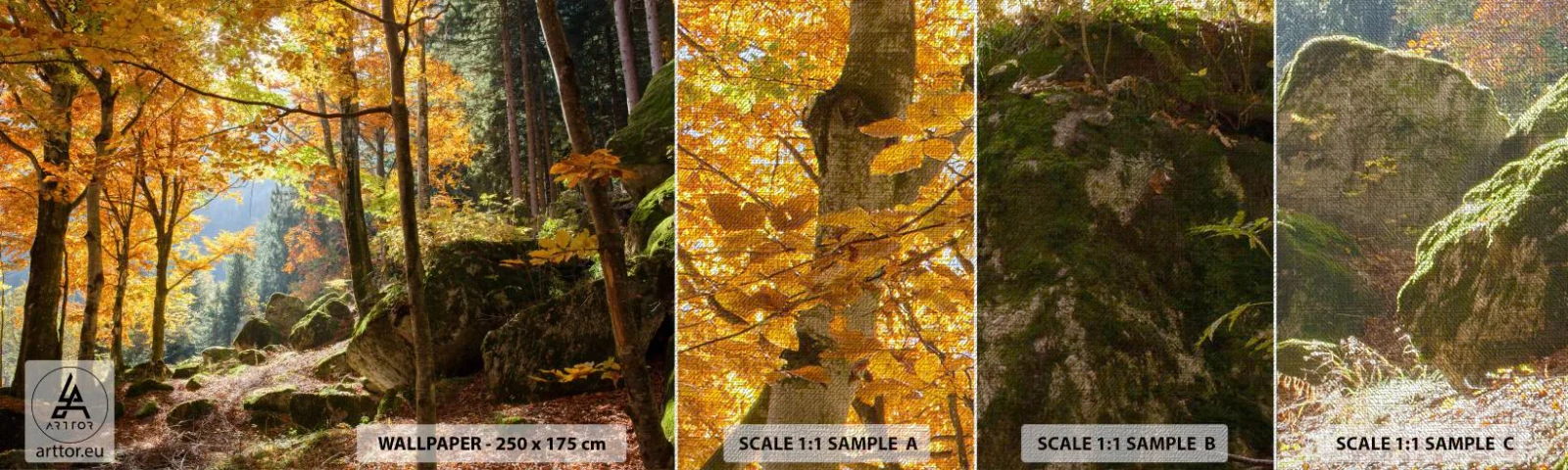 Vzor Fototapety Premium Canvas - Čas na odpočinek - Krajina, Les, Příroda - 100x30 cm