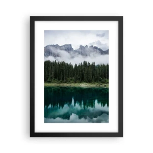 Plakát v černém rámu - Tiše, tiše, neprobuďme spící vodu…. - 30x40 cm